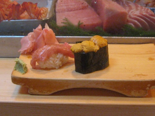 大和寿司、中トロ・うに